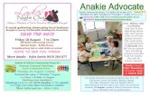 Anakie Advocate page 16 August 2017 page 1 · 2017. 8. 3. · August 2017 Anakie Advocate page 2 August 2017 The Anakie Advocate is published monthly by Anakie & District Community