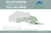 Rapport No. 14 | Janvier 2017 | 5/11 Projections au Nordplanningourworkforce.ca/wp-content/uploads/2017/03/S...Grand Sudbury Nord-Est Nord-Est Northern Policy Institute / Institut