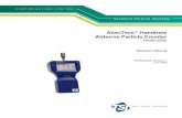 AEROTRAK Handheld Airborne Particle Counter · the shipping container and verify that all the items shown in the photos below and listed in the following tables are present. Contact