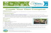 Create Your Own Compost Lesson Plan (M-75c-1)...LESSON PLAN Create Your Own Compost Objectives: Students will learn what composting is, the ingredients for a successful compost pile,