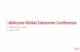 dbAccess Global Consumer Conference 2017...Jun 16, 2016  · 4 Agenda dbAccess Global Consumer Conference 1 Key developments Q1 2017 2 Financials Q1 2017 3 Summary and outlook 2017