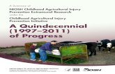 A Summary of NIOSH Childhood Agricultural Injury Prevention … · 2017. 3. 27. · Childhood Agricultural Injury Prevention: Progress Report and the Updated National Action Plan