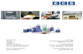 Germany ECS AG ECS Cleaning Solutions GmbH …...- The cleaning kit has everything you need to clean a PC workstation. 809 PC cleaning kit Content: 1 display cleaner, 1 plastic cleaner,