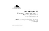 MaxMobile Communicator User Guide · 2012. 3. 20. · MaxMobile Communicator User Guide 3 Overview and Installation To Set Up a Wi-Fi connection on the BlackBerry 1. From the screen,