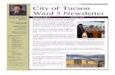 City of Tucson Ward 5 Newsletter · Curacao held a ribbon cutting ceremony and tour of their newest store, located at 3390 S. Sixth Avenue in the Southgate Shopping Center. The Tucson