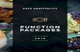 FUNCTION PACKAGES - Australian Football League Tenant/GeelongCats... · 2016. 10. 15. · surrounding stadium seating, this room is ideal for meetings, full day conferences, lunches