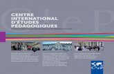 CENTRE INTERNATIONAL D’ÉTUDES PÉDAGOGIQUES · 2014. 1. 9. · Comenius auf die beteiligten Schulen (2010-2012); m Erfassung des Forschungsstands bei den Sektorprogrammen Erasmus