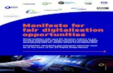 Manifesto for fair digitalisation ... - Aftersales Magazine...Manifesto for fair digitalisation opportunities 3 Four key abilities are therefore needed: • Independent, unmonitored