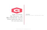 Quantic School of Business and Technology Catalog Quantic School Catalog.pdf · the Master of Business Administration or Executive Master of Business Administration degree programs.