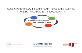 CONVERSATION OF YOUR LIFE TASK FORCE TOOLKIT · 2019. 4. 29. · Community read flyer template Game night flyer template ... Mercer, and Camden Counties in 2016. After a successful