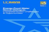 Energy-Food-Water Nexus Dialogue: Competitiveness ...Energy-Food-Water Nexus and the Competitiveness Landscape: 25 Transforming Scarcity into Abundance Innovating at the Nexus: Meeting