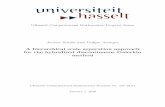 UHasselt Computational Mathematics Preprint Series Jochen ...€¦ · January 1, 2016. A hierarchical scale separation approach for the hybridized discontinuous Galerkin method Jochen