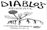 DIABLO’S ADVOCATE · DIABLO’S ADVOCATE: CULTIVATING ANTI-RACISM IN DIABLO VALLEY A PUBLICATION OF DIABLO FOR PEACE Diablo For Peace is a non-partisan collective of families of