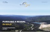 PURSUING A REVIVAL IN GOLD...2020/07/09  · TSX-V: RVG | OTCQB: RVLGF 30 30 60 90 120 150 1991 1994 1997 2000 2003 2006 2009 2012 2015 2018 2021 Global Gold Discoveries (Moz) Global