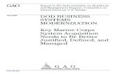 GAO-08-822 DOD Business Systems Modernization: …Page 3 GAO-08-822 DOD Business Systems Modernization Department of the Navy’s enterprise architecture. These important steps were