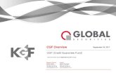 CGF Overview - Global...CGF Overview CGF (Credit Guarantee Fund) Note that all data are per September 22, 2017 closing Research Director Analyst Sertan Kargin Kerem MimarogluThe Credit