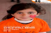 CHILD WELL-BEING CWB Report FY15 Final... · 2016. 6. 17. · This report is a summary of World Vision Jerusalem-West Bank-Gaza’s contribution to child well-being. ... Development