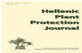 ISSN 1791-3691 Hellenic Plant Protection Journal - BPI 3...The Hellenic Plant Protection Journal (ISSN 1791-3691) is the new scientifi c publication of the Benaki Phytopathological