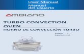 TURBO CONVECTION OVEN - aldi.us...Parts list 3 3 1 2 4 7 9 8 10 Main parts 1. Lid with heating element 2. Glass bowl 3. Galvanized base 4. Extender ring 5. Low rack 6. High rack