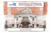 2016 SELF STORAGE INVESTMENT FORUMsvnstoragerealty.com/wp-content/uploads/2016/02/...Page 2 NYSSA 22 Clinton Ave, Third Floor Albany, NY 12207 P: 518.431.1106 F: 518.431.0721