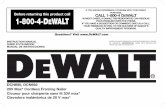 WALT PURCHASE, 1-800-4-DEWALT IF YOU HAVE A …pdf.lowes.com/installationguides/885911349000_install.pdf · 2014. 8. 27. · if you should experience a problem with your dewalt purchase,