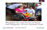 Wheelchair Use and Services in Kenya and Philippines: A ......Wheelchair Use and Services in Kenya and Philippines: A Cross-Sectional Study—page iii Table of Contents Abbreviations