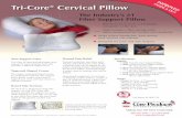 Tri-Core Cervical Pillowimg1.wfrcdn.com/docresources/9865/6/61932.pdfTri-Core® Cervical Pillow Blended cotton cover is breathable and gentle to the skin. High-resiliency fiber springs