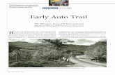 Early Auto Trail - Vermont Historical Society...Burlington along U.S. Route 2. However, it never mentions Theodore Roosevelt’s connection to Vermont, so prominently featured in the