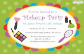 Makeup Party Invitations 2 · 2015. 2. 10. · Title: Makeup Party Invitations 2 Author: LoveToKnow Subject: Makeup Party Invitations 2 Created Date: 2/9/2015 2:51:05 PM