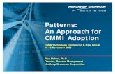 Patterns: An Approach for CMMI Adoption · 2017. 5. 19. · Title: Minimizing SCAMPI Costs via Quantitative Methods Author: Ron Ulrich & Rick Hefner Subject: 2003 CMMI Technology