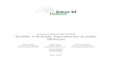 Technical Report RT/52/2009 RASM: A Reliable Algorithm for …jleitao/pdf/pdp10-allani.pdf · 2020. 4. 4. · Technical Report RT/52/2009 RASM: A Reliable Algorithm for Scalable Multicast