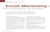 FICHE IDRATIQUE Sarbacane Software Email Marketing : les Les … · 2013. 5. 15. · FICHE IDRATIQUE Sarbacane Software Email Marketing : les Les entreprises communiquent de plus