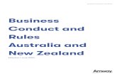 Rules of Conduct for IBOs Australia and New Zealand 2019...Business Conduct and Rules Section 2 – Definitions AMWAY: Collectively means Amway of Australia (ABN 49 004 807 756, a