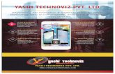 Yashi Technoviz Private Limited...OUR PRODUCTS 38.3 35.8 TPMS of Speilna MOBILE APPS 1. Developed Different products in Automotive, Education, Travel and Religious Domain. Secure Wheels