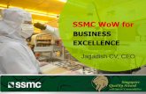 SSMC WoW for - FTPI · Total Space: 2 78,000 m Total Build Up Area: 292,000 m Production Space: 11,500 m2 Staff Strength: 1683 Organisation Profile