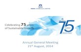 Annual General Meeting st August, 2014 - Tata ChemicalsTCL AGM presentation, 21st Aug 2014 16 LIVING ESSENTIALS 1983 – Launch of TATA Salt 2006 - Launch of i-Shakti cooking soda