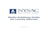 Media Relations 101 - NYSAC Media Relations Guide- May 2015… · E-mail Sending releases via e-mail is quick, easy and cost-effective, but it has its own set of rules. Do not send
