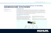 Overcurrent Protection for Emergency & Standby GENERATOR ...resources.kohler.com/power/kohler/industrial/pdf/Over_Current_WP.pdf · SELECTIVE COORDINATION STUDY Figure 2 shows a typical