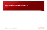 Carrier Ethernet Essentials - Fujitsu...Ethernet Connectivity Service Type Carrier Ethernet is also a service delivery technology used to deliver a variety of MEF-defined types of
