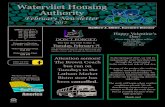 Watervliet Housing Authority February Newsletter · 2017. 2. 24. · Kitchen Tips • For cleaning sinks, use mild soap powder detergents. DO NOT use bleach or abrasive scouring powder.