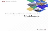 Extractive Sector Transparency Measures Act - Guidance€¦ · - 2 - Foreword The Extractive Sector Transparency Measures Act (the Act) was enacted on December 16, 2014, and brought