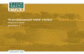 Transitional VAT rules · 2019. 10. 3. · 4 Transitional VAT rules Version 1 1. INTRODUCTION 1.1. IMPLEMENTING A VALUE ADDED TAX (VAT) SYSTEM IN THE KINGDOM OF SAUDI ARABIA The Unified
