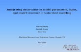 Integrating uncertainty in model parameters, input, and model … · 2014. 8. 5. · •Termed an approximation because it uses a pseudolikelihood function (Nash–Sutcliffe efficiency,