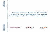 Wolfgang Obenland Corporate influence through the G8 New ......Corporate influence through the G8 New Alliance for Food Security and Nutrition in Africa 5 of the private sector are