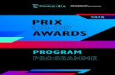 2018 PRIX AWARDS - Concordia University...10 11 AWARDS AND CERTIFICATES OF RECOGNITION CO-OP STUDENT AWARDS AND CERTIFICATES • PRIX DÉCERNÉS AUX ÉTUDIANTS COOP ALEXANDRE QUINTAL