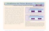 Asthma in New Jersey · 2017. 3. 22. · 2 NEW JERSE DEPARTMENT F HEALTH ASTHMA AWARENESS AND EDUCATION PROGRAM 2014 SUSSEX COUNTY ASHMA PROFILE Emergency Department (ED) Visits1