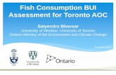 TO AOC Fish Consumption BUI Assessment · 2020. 6. 16. · 04a - Toronto Waterfront Area 16 12 08x - Presquile Bay 32 09 - Upper Bay of Quinte 32 16 09a - U. B. Quinte - Trenton 16