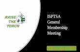 ISPTSA General Membership Meetingisptsa.org/Doc/Documents 2018-19/isptsa general... · ISPTSA Funding PTSA Budget approved by membership includes Total Gross Revenue of $120,000 from