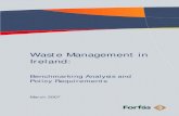 Waste Management Report - Lean Business Ireland...Waste Management in Ireland: Benchmarking Analysis and Policy Requirements 3 March 2007 Latest data for industrial waste treatment