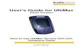500-445-5 User's guide UltiMax hotel - SafePlace · 2017. 5. 12. · UltiMax The Handheld PC with Window CE operating system. UltiMax Service Unit The Handheld PC / PDA with the Safeplace